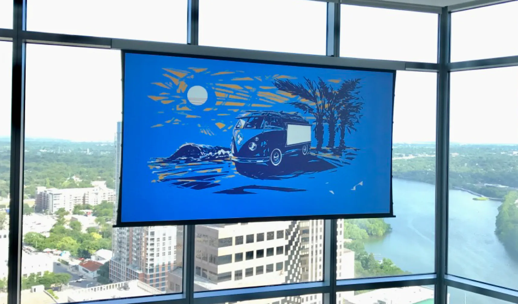 Screen Innovations Dissapearing Projection Screens